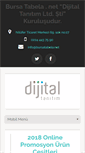 Mobile Screenshot of dijitaltanitim.com