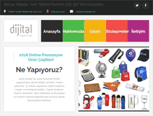 Tablet Screenshot of dijitaltanitim.com